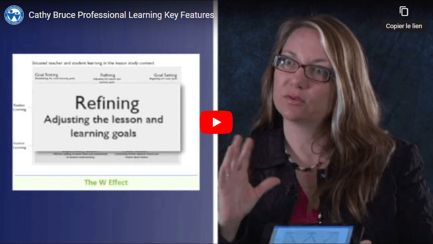 Video-Cathy Bruce - Professional Learning